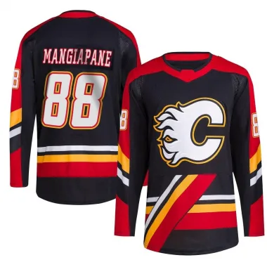 Calgary Flames Andrew Mangiapane 88 Home 2022 Stanley Cup Champions  Breakaway Men Jersey - Red - Bluefink